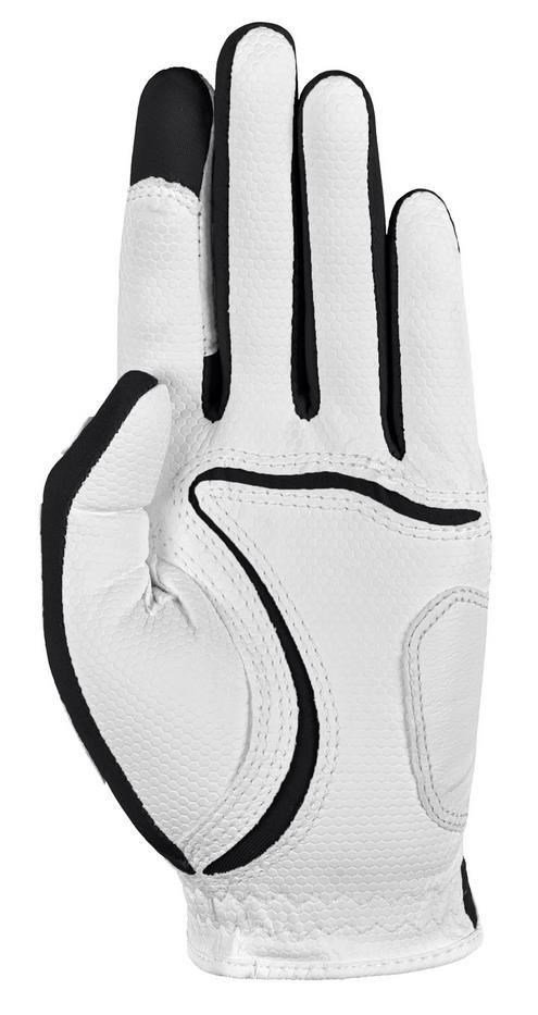 Zoom Zoom Weather mens golf glove, white/black/red