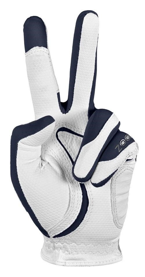 Zoom Zoom Weather mens golf glove, white/navy
