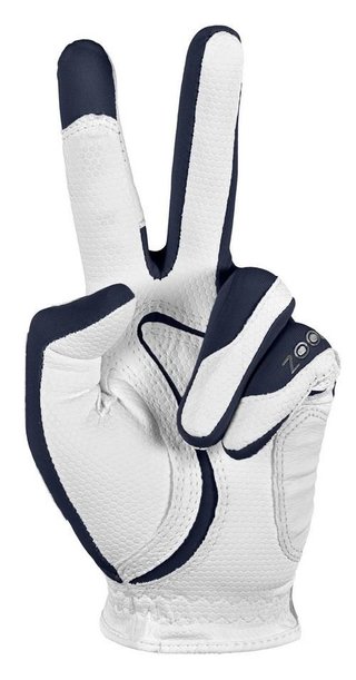 Zoom Zoom Weather mens golf glove, white/navy