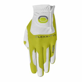 Zoom Zoom Weather mens golf glove, white/lime