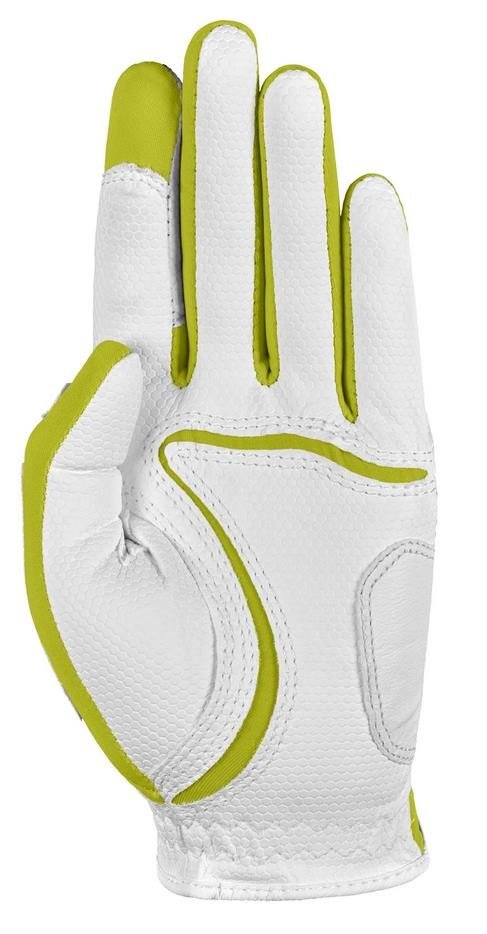 Zoom Zoom Weather mens golf glove, white/lime