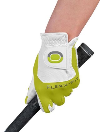 Zoom Zoom Weather mens golf glove, white/lime