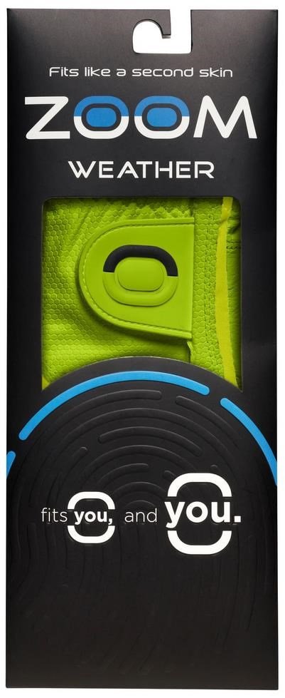 Zoom Zoom Weather mens golf glove, lime