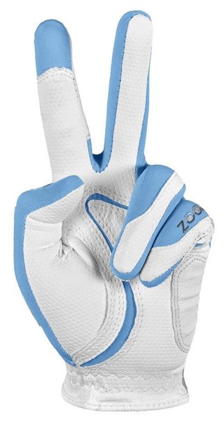 Zoom Zoom Weather ladies golf glove, white/light blue