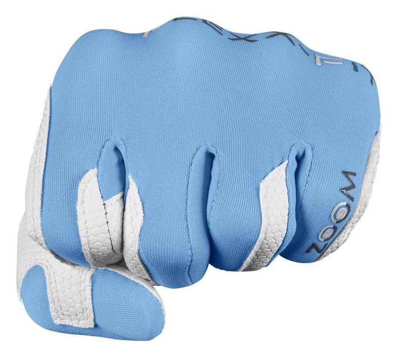 Zoom Zoom Weather ladies golf glove, white/light blue