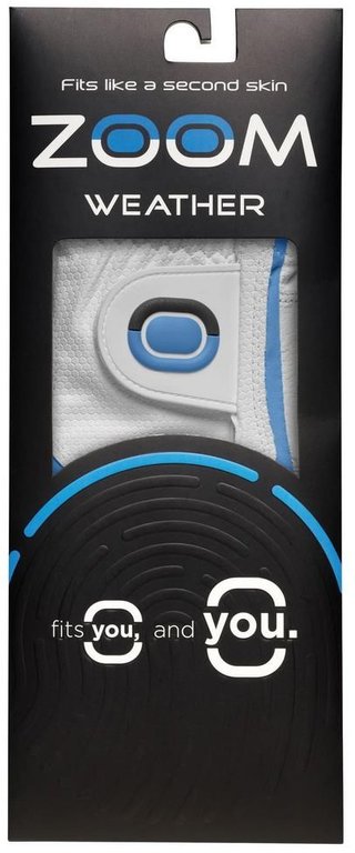 Zoom Zoom Weather ladies golf glove, white/light blue