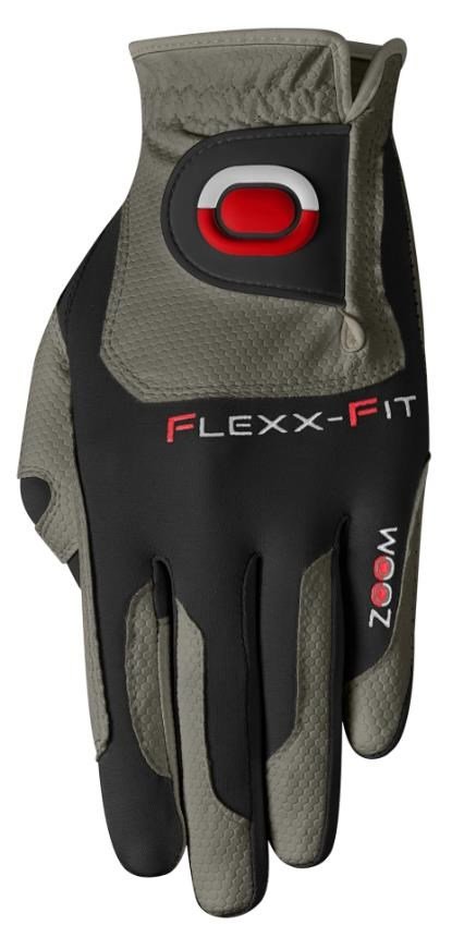 Zoom Zoom Weather ladies golf glove, charcoal/black/red