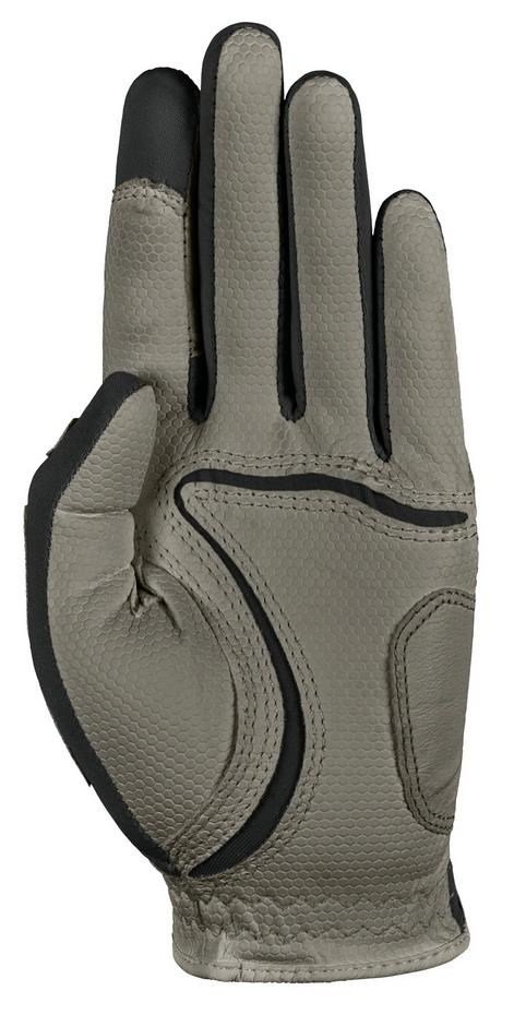 Zoom Zoom Weather ladies golf glove, charcoal/black/red