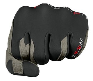 Zoom Zoom Weather ladies golf glove, charcoal/black/red