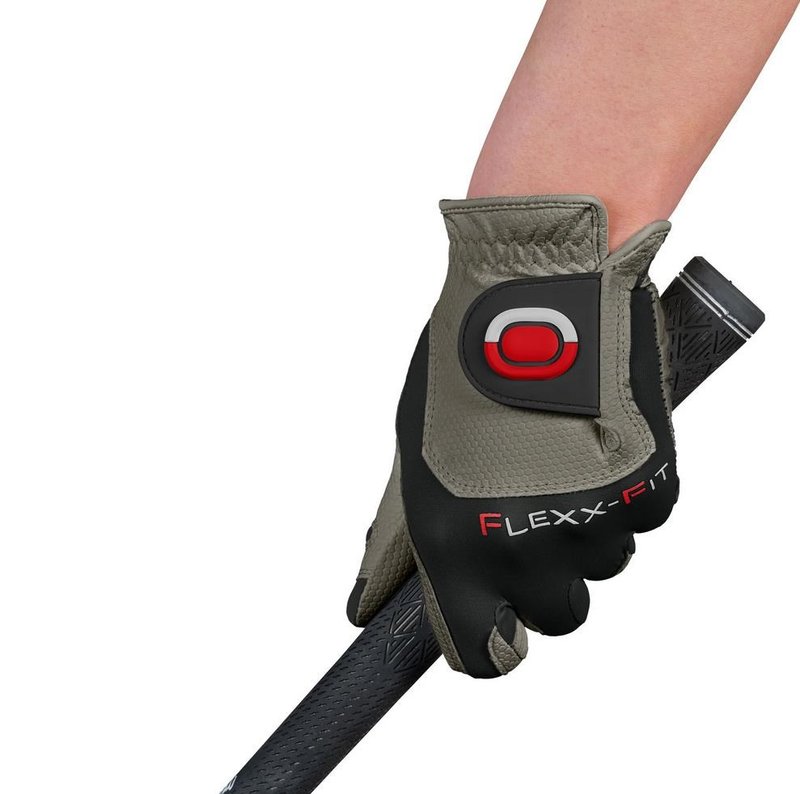 Zoom Zoom Weather ladies golf glove, charcoal/black/red