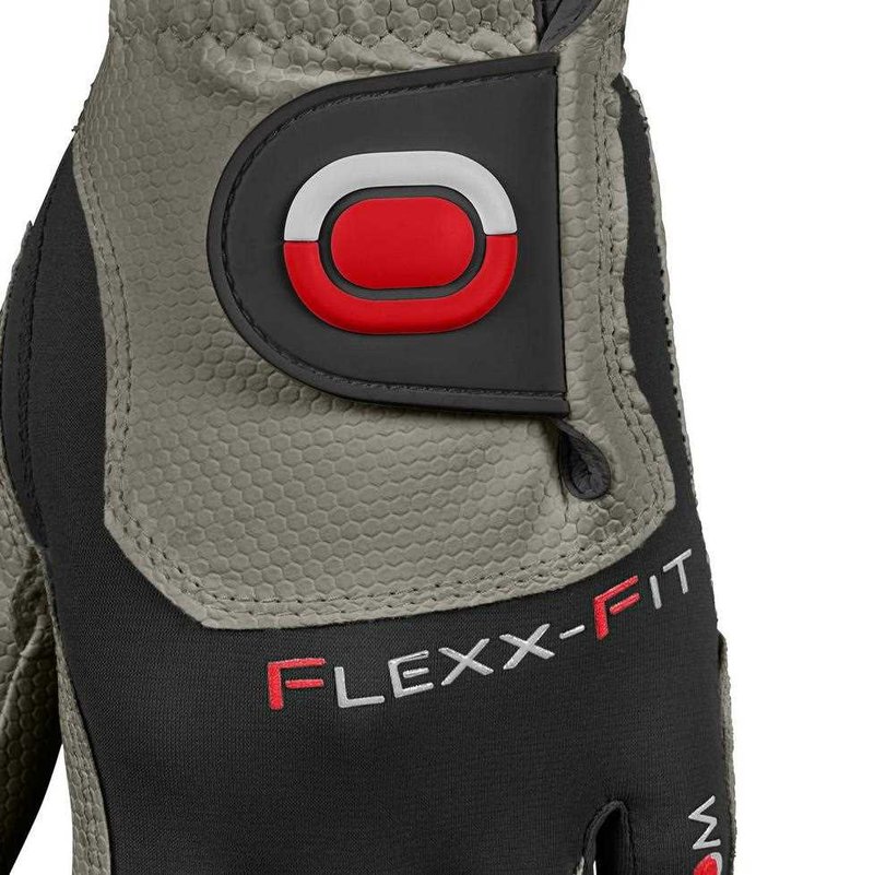 Zoom Zoom Weather ladies golf glove, charcoal/black/red