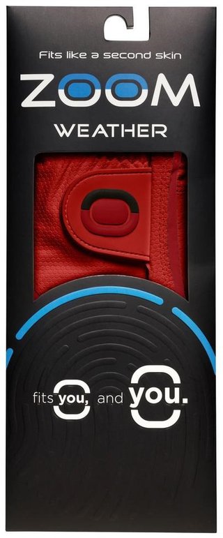 Zoom Zoom Weather ladies golf glove, red