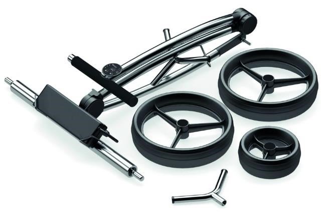 Big Max eQ Titan electric trolley, titanium
