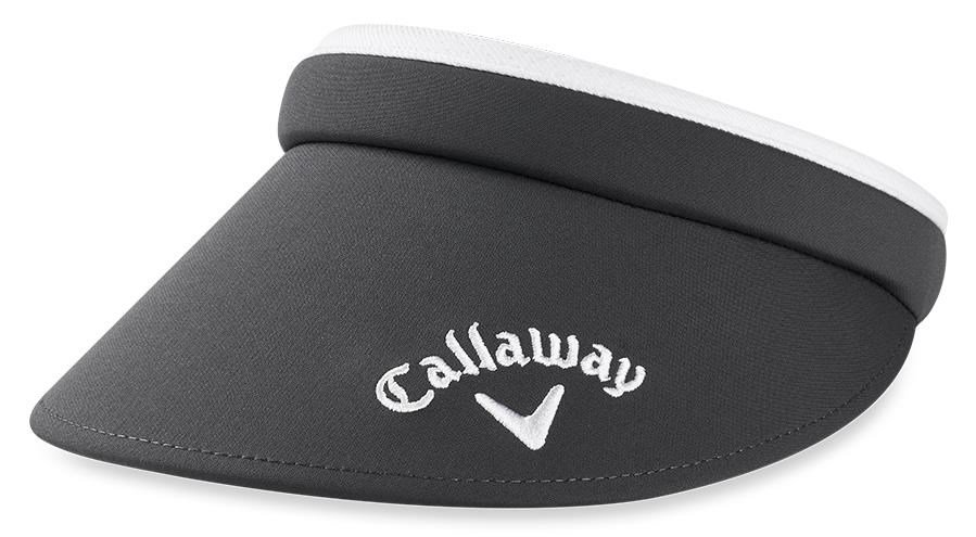 Callaway Clip ladies visor, charcoal