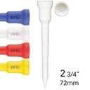 Lignum Tee 72mm (2 3/4") 12pack colour mix