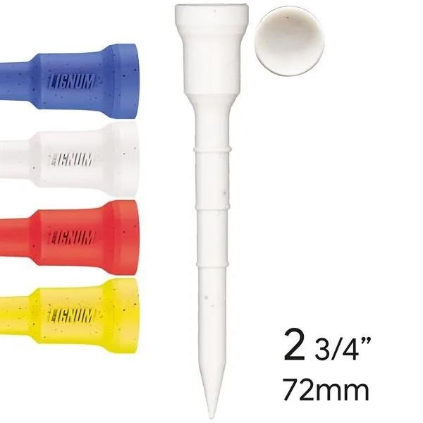 Lignum Tee 72mm (2 3/4") 12pack colour mix