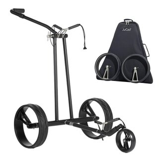 JuCad Phantom Titan black on black 2.0 electric trolley + carry bag