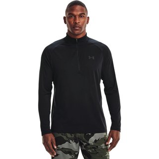Under Armour Tech 2.0 1/2 Zip men's long sleeve shirt, black