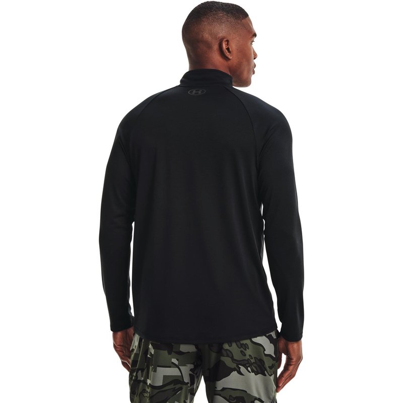 Under Armour Tech 2.0 1/2 Zip men's long sleeve shirt, black