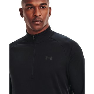 Under Armour Tech 2.0 1/2 Zip men's long sleeve shirt, black