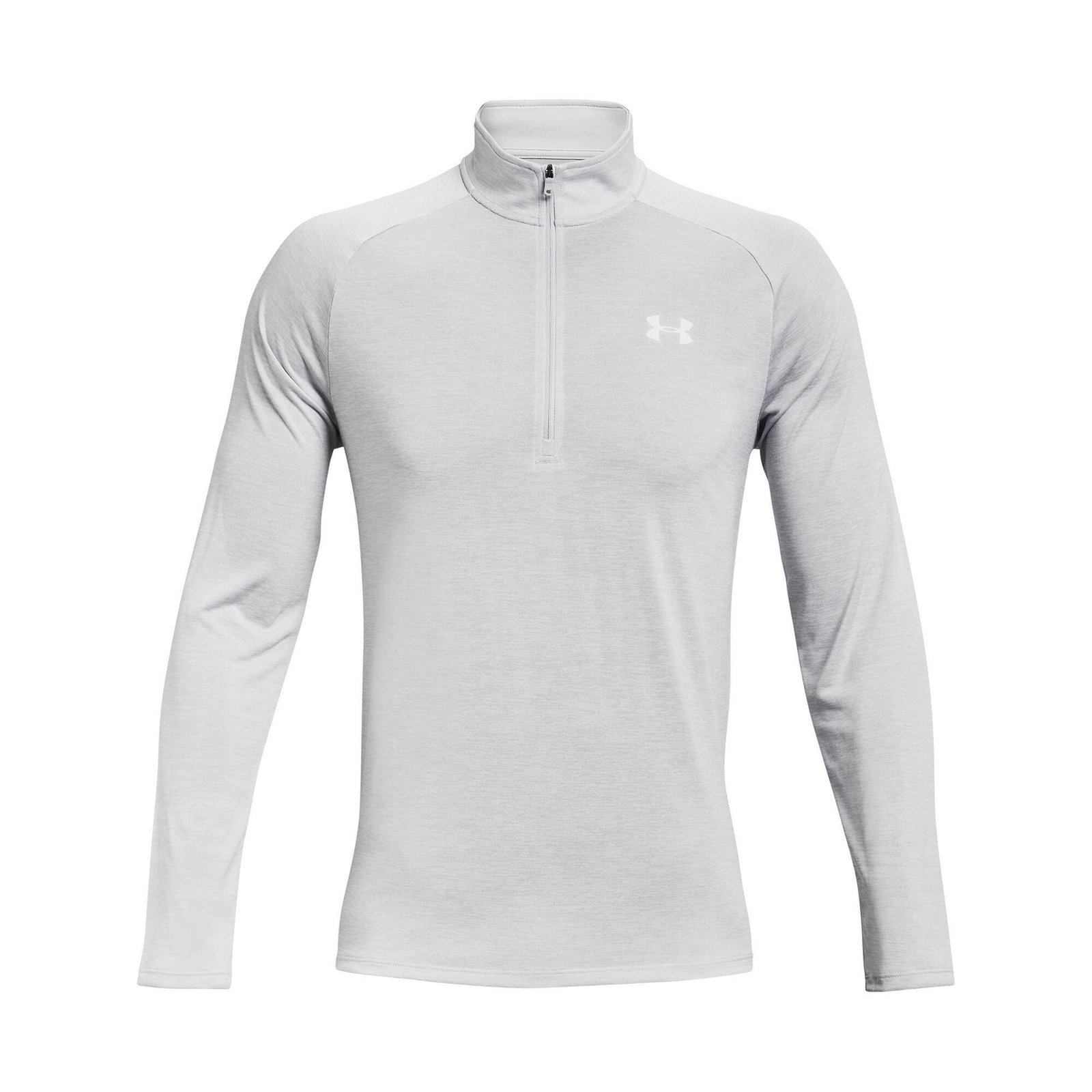 Under Armour Tech 2.0 1/2 Zip men's long sleeve shirt, light grey