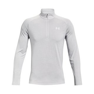 Under Armour Tech 2.0 1/2 Zip men's long sleeve shirt, light grey