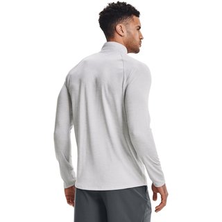 Under Armour Tech 2.0 1/2 Zip men's long sleeve shirt, light grey