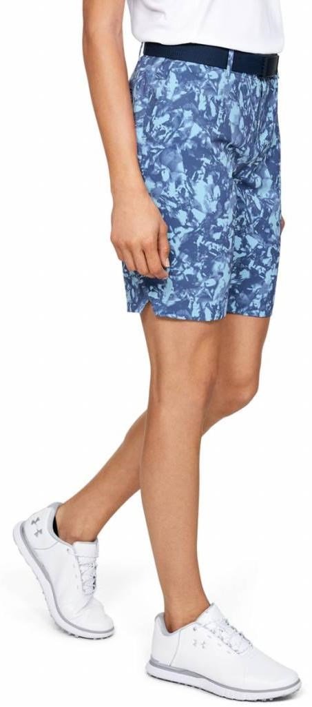 Under Armour Links Printed women's shorts, blue