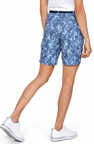 Under Armour Links Printed women's shorts, blue