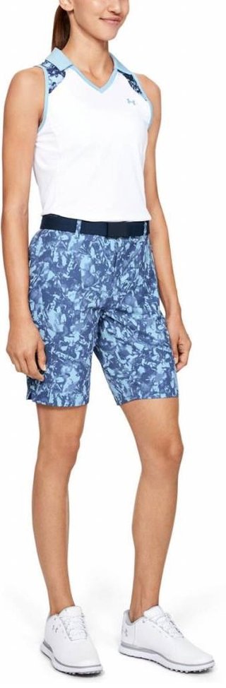 Under Armour Links Printed women's shorts, blue