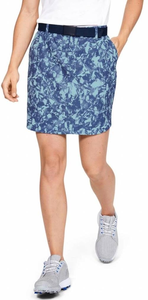 Under Armour Links Woven Printed women's skort, blue