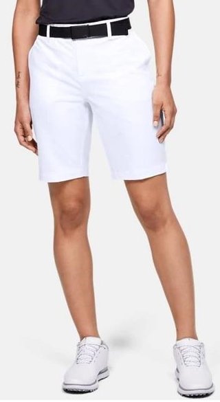 Under Armour Links women's shorts, white/mod gray