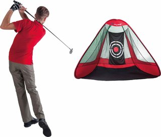 Pure2Improve Triangle Pop-Up golf practice net (295x197x177cm)