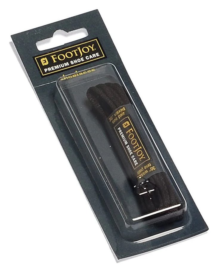 FootJoy Waxed Shoelaces 30" shoe accessories, black