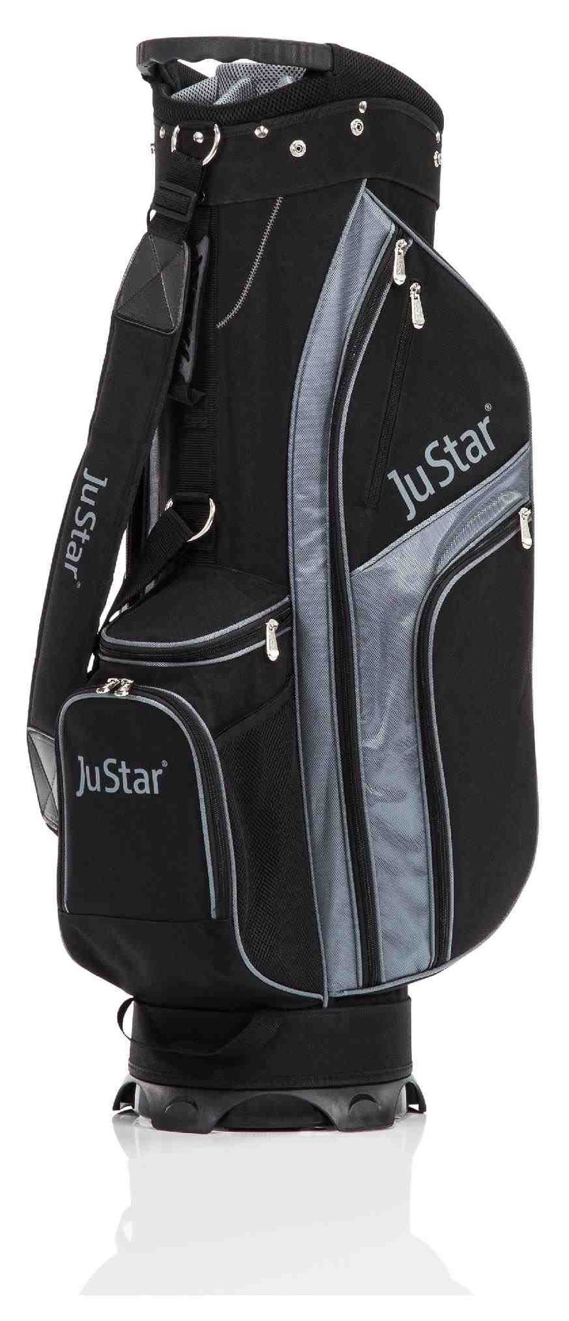 JuStar cart bag, 9", black/titanium