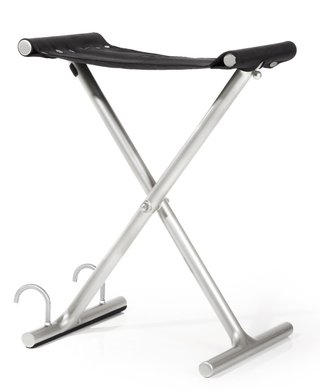 JuStar golfer seat, carbon lacquered silver