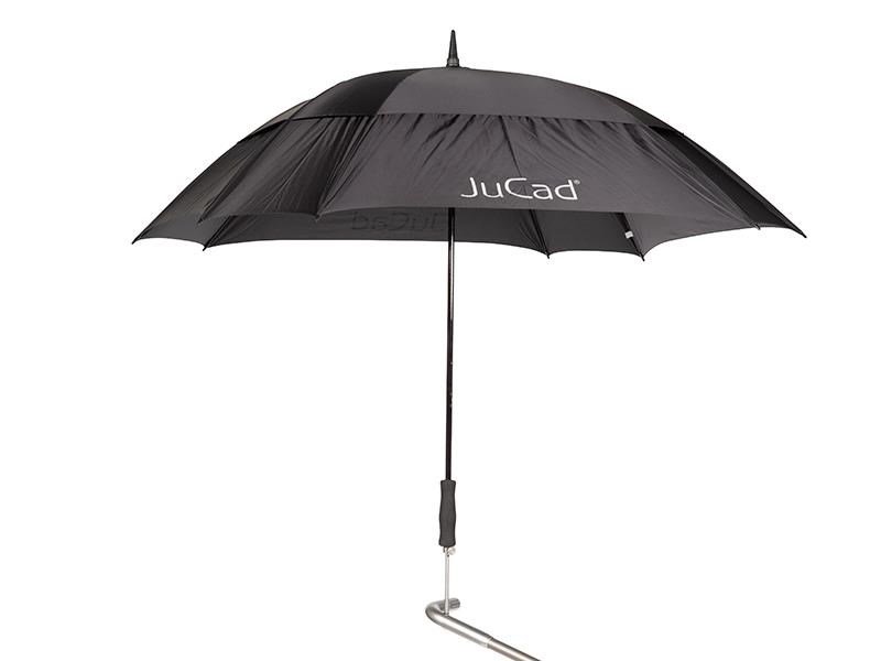 JuCad JuCad Telescopic Golf Umbrella 68" Square & Windproof with Pin, Black