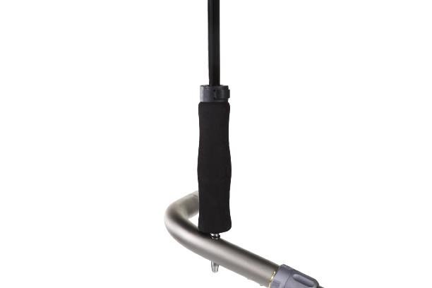 JuCad golf umbrella automatic with pin 68", silver (UV-protection)
