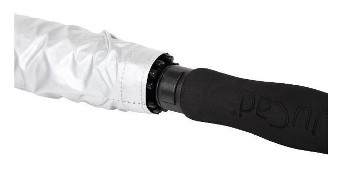 JuCad Telescopic Golf Umbrella 68" Automatic with Pin, Black