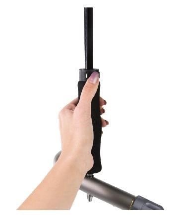 JuCad Telescopic Golf Umbrella 68" Automatic with Pin, Black