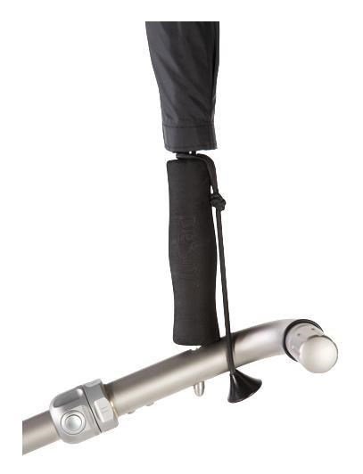 JuCad Telescopic Golf Umbrella 68" Automatic with Pin, Black