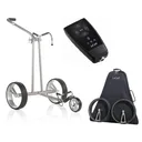 JuCad Phantom Titan eX 2.0 electric trolley + remote control (JFS2) + carry bag (JRT-2), titanium