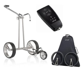 JuCad Phantom Titan eX 2.0 electric trolley + remote control (JFS2) + carry bag (JRT-2), titanium