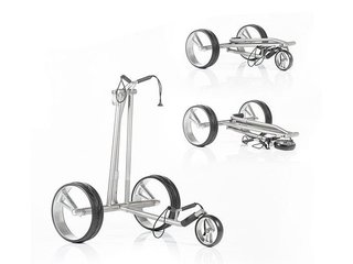 JuCad Phantom Titan 2.0 electric trolley + carry bag, titanium