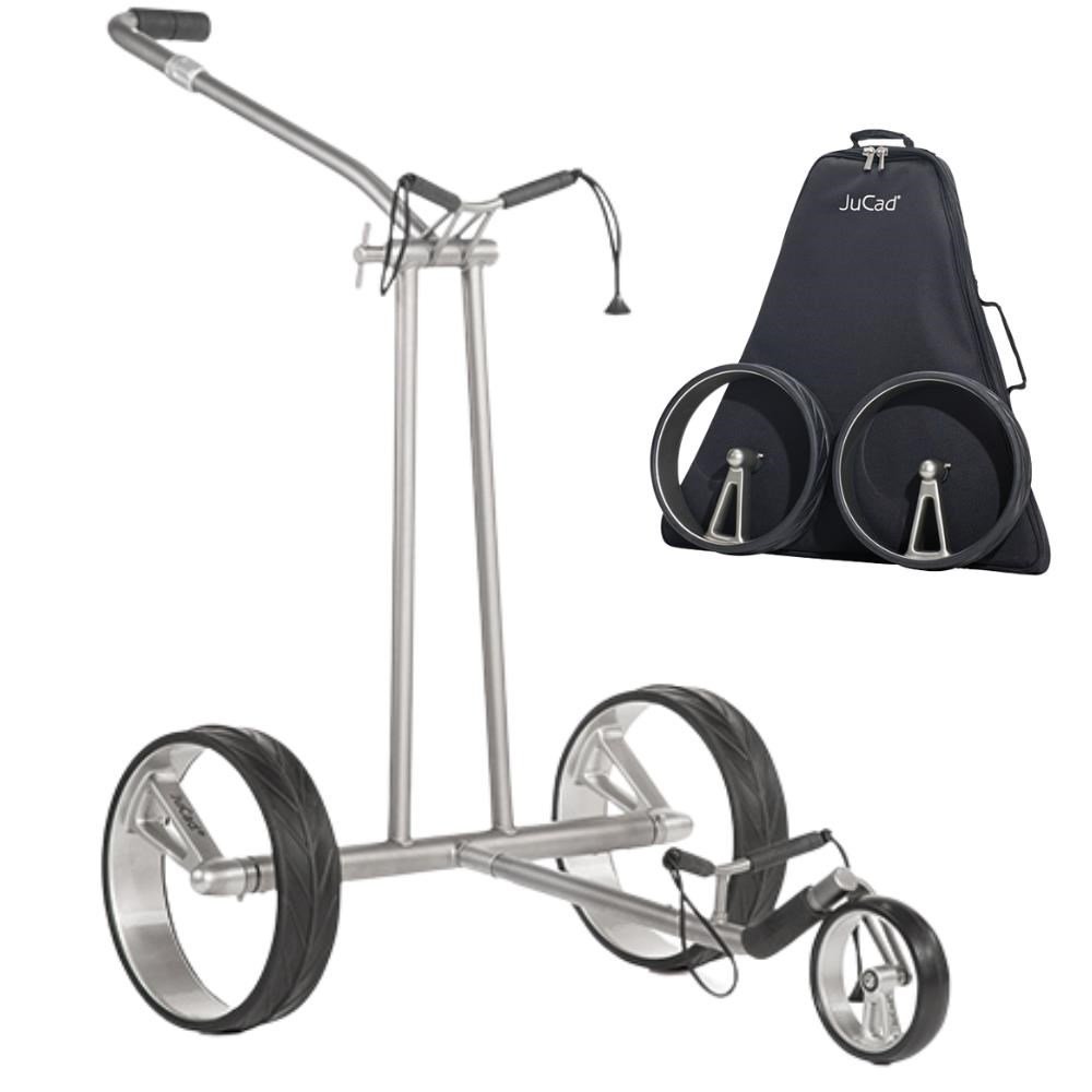 JuCad Phantom Titan 2.0 electric trolley + carry bag, titanium