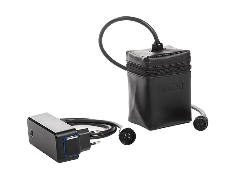 JuCad Phantom Titan 2.0 electric trolley + carry bag, titanium