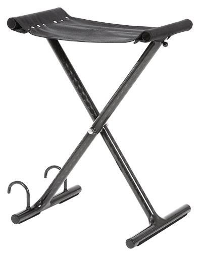 JuCad Golfer Seat made of Carbon, black