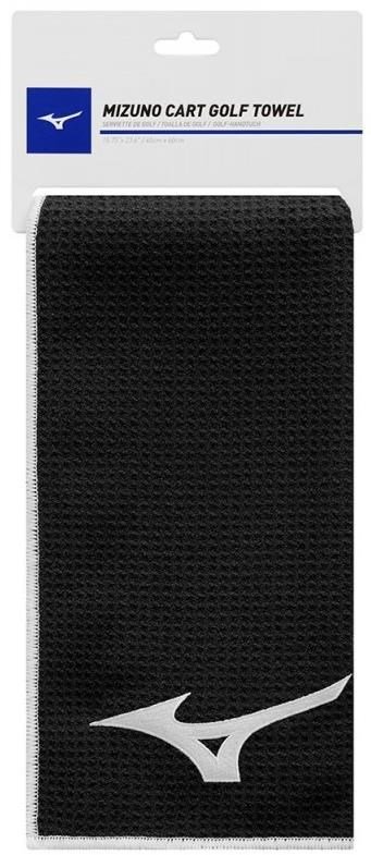 Mizuno Micro Fibre Golf Towel 40x60cm, black