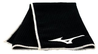 Mizuno Micro Fibre Golf Towel 40x60cm, black