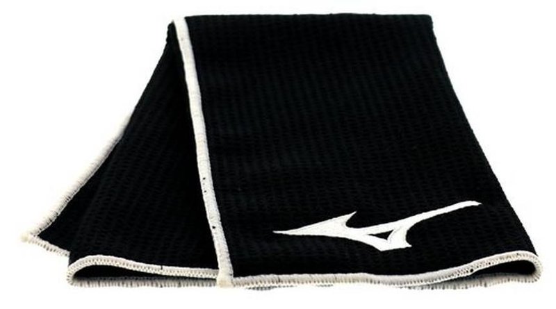 Mizuno Micro Fibre Golf Towel 40x60cm, black
